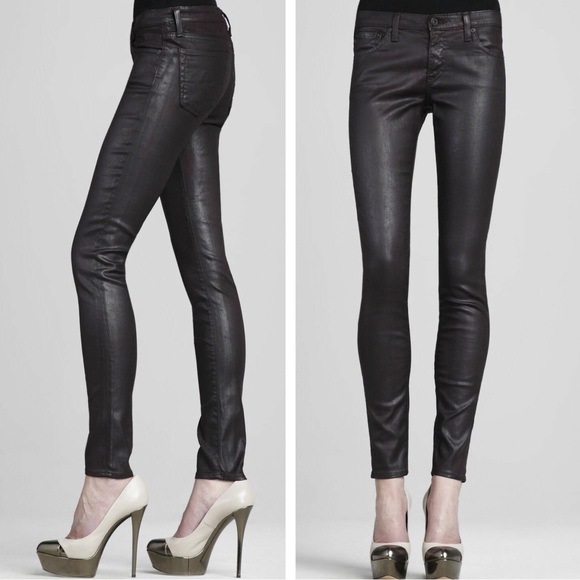 Ag Adriano Goldschmied Denim - AG Adriano Goldschmied faux leather skinny Jeans